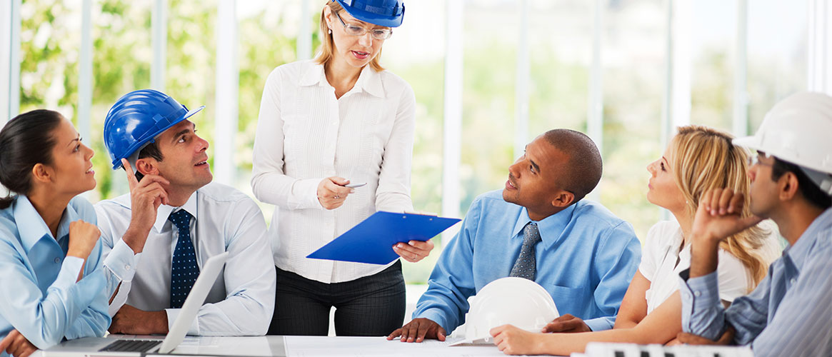 people at a safety committee meeting